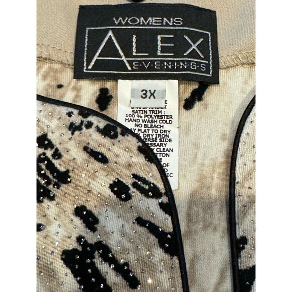 Alex Evenings Women's Plus Size Jacket and Scoop Tank Top Twinset size 3X - Picture 11 of 11